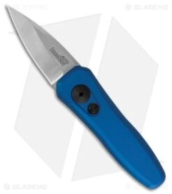 Kershaw Launch 4 CA Legal Automatic Knife Blue Aluminum (1.9" Satin CPM 154)