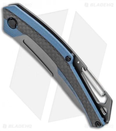 Kershaw Reverb XL Frame Lock Knife Carabiner CF/G-10 (3" Gray) 1225 2 Kershaw Reverb XL Frame Lock Knife Carabiner CF/G-10 (3" Gray) 1225 - Image 2