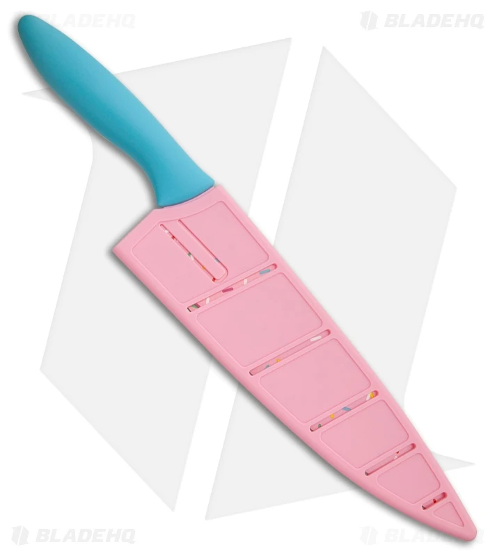 Kershaw 3-Piece Dessert Warrior® Edition Kitchen Knife Set Blue + Pink Donut 2 Kershaw 3-Piece Dessert Warrior® Edition Kitchen Knife Set Blue + Pink Donut - Image 2