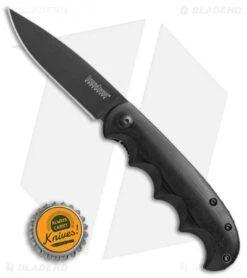 Kershaw Al Mar AM-5 Assisted Opening Knife Black G-10 (3.25" Black) 2340 -Kershaw Kershaw Al Mar AM 5 black G10 black 2340 BHQ 71016 er size