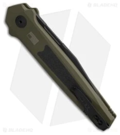 Kershaw Launch 17 Automatic Knife Olive Green Aluminum/Black G-10 (3.5" Black) 5 Kershaw Launch 17 Automatic Knife Olive Green Aluminum/Black G-10 (3.5" Black) -Kershaw Kershaw Auto Launch 17 Button Lock OL BHQ 209669 td side large