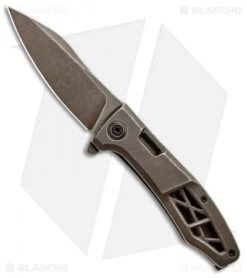 Kershaw Boilermaker Assisted Opening Frame Lock Knife Brown (3.3" Brown) 3475