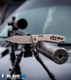 Kershaw Boilermaker Assisted Opening Frame Lock Knife Brown (3.3" Brown) 3475 9 Kershaw Boilermaker Assisted Opening Frame Lock Knife Brown (3.3" Brown) 3475 -Kershaw Kershaw Boilermaker Assisted Opening Frame Lock Knife Brown Brown 3475 BHQ 94084 kp snipers web