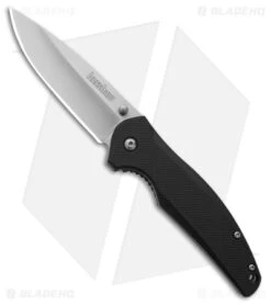 Kershaw Bowser Liner Lock Knife Black Nylon (3.25" Satin)