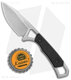 Kershaw Brace Neck Knife Fixed Blade (2" Stonewash) 2085 -Kershaw Kershaw Brace Neck Knife Fixed Blade SW 2085 BHQ 120531 jr bottlecap large
