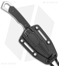 Kershaw Brace Neck Knife Fixed Blade (2" Stonewash) 2085 -Kershaw Kershaw Brace Neck Knife Fixed Blade SW 2085 BHQ 120531 jr sheath large