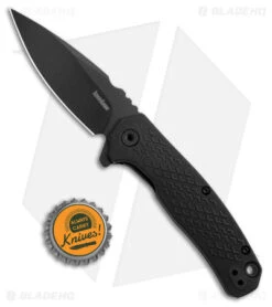 Kershaw Conduit Spring Assisted Knife Black GFN (3" Black) 1407 -Kershaw Kershaw Conduit Knife Black Black BHQ 178495 jr bottlecap