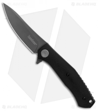 Kershaw Concierge Liner Lock Knife Black G-10 (3.25" Gray) 4020 1 Kershaw Concierge Liner Lock Knife Black G-10 (3.25" Gray) 4020