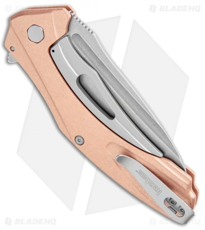 Kershaw Copper Natrix XL Sub-Frame Lock Knife (3.75" Stonewash) 7008CU 3 Kershaw Copper Natrix XL Sub-Frame Lock Knife (3.75" Stonewash) 7008CU - Image 3