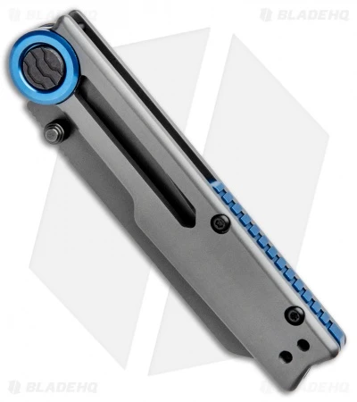 Kershaw Decibel Frame Lock Knife Gray Stainless Steel (3" Gray Ti) 2045 2 Kershaw Decibel Frame Lock Knife Gray Stainless Steel (3" Gray Ti) 2045 - Image 2