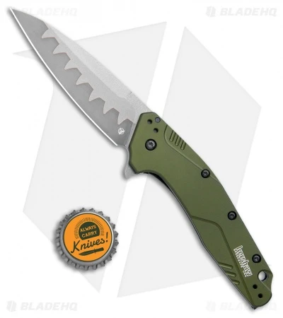 Kershaw Dividend Assisted Opening Knife Olive (3" Composite) 1812OLCB 4 Kershaw Dividend Assisted Opening Knife Olive (3" Composite) 1812OLCB - Image 4