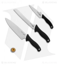 Kershaw Emerson 3-PC Cook's Knife Set - 6100 -Kershaw Kershaw Emerson 3 Piece Cooks Knife set 6100 BHQ 52214 er bottlecap