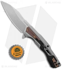 Kershaw Endgame Frame Lock Knife Bronze PVD/GFN (3.25" Stonewash) 2095 -Kershaw Kershaw Endgame FL Bronze PVD GFN SW 2095 BHQ 120534 jr bottlecap