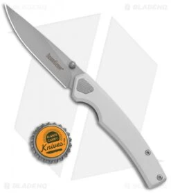 Kershaw Epistle Liner Lock Knife Gray (3" Bead Blast) 2131 -Kershaw Kershaw Epistle LL Gray BB 2131 BHQ 94089 jr bottlecap