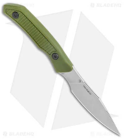 Kershaw Deschutes Caper Fixed Blade Knife Green (3.3" Stonewash) 1882 2 Kershaw Deschutes Caper Fixed Blade Knife Green (3.3" Stonewash) 1882 - Image 2