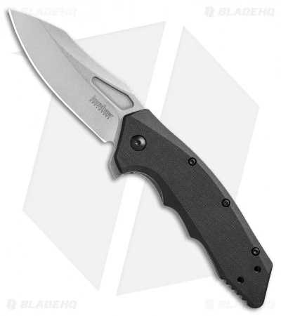Kershaw Flitch Assisted Opening Knife Black GFN (3.25" Stonewash) 3930 1 Kershaw Flitch Assisted Opening Knife Black GFN (3.25" Stonewash) 3930