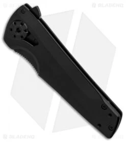 Kershaw Flythrough Frame Lock Knife (3" Black) 1988 -Kershaw Kershaw Flythrough Black BHQ 80578 er spine