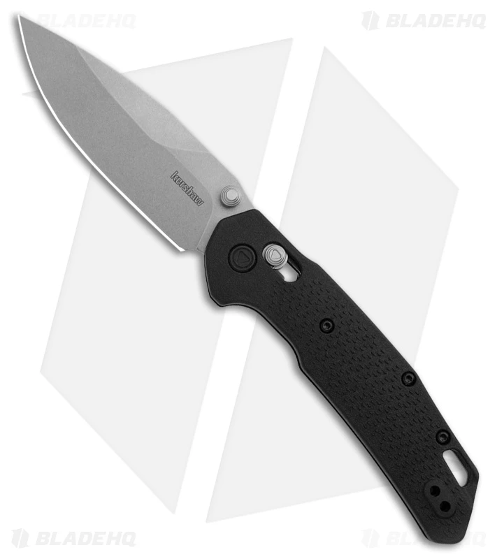 Kershaw Heist DuraLock Knife Black FRN (3.1" Stonewash D2) 2037 1 Kershaw Heist DuraLock Knife Black FRN (3.1" Stonewash D2) 2037