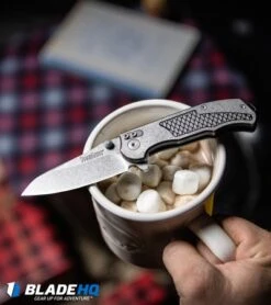 Kershaw Hinderer Agile Assisted Opening Knife (2.75" Stonewash) 1558 -Kershaw Kershaw Hinderer Agile Assisted Opening Knife Stonewash 1558 BHQ 52169 kp mug web