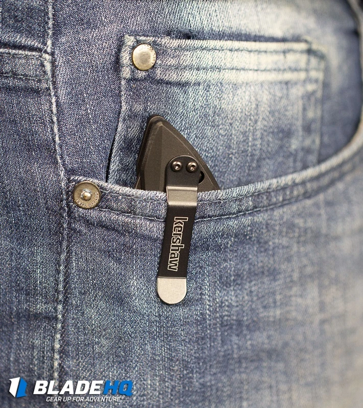 Kershaw Launch 1 Automatic Knife Black Aluminum (3.4" BlackWash) 7100BW 8 Kershaw Launch 1 Automatic Knife Black Aluminum (3.4" BlackWash) 7100BW - Image 8