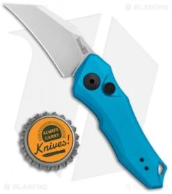 Kershaw Launch 10 Automatic Knife Teal (1.9" Stonewash) 7350 -Kershaw Kershaw Launch 10 Auto Teal SW 7350 BHQ 105328 jr bottlecap