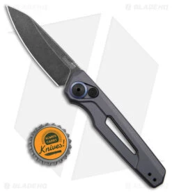 Kershaw Launch 11 Automatic Knife Gray Aluminum (2.75" Blackwash) 7550GRY 7 Kershaw Launch 11 Automatic Knife Gray Aluminum (2.75" Blackwash) 7550GRY -Kershaw Kershaw Launch 11 Auto Gray Aluminum Blackwash BHQ 178232 jr bottlecap