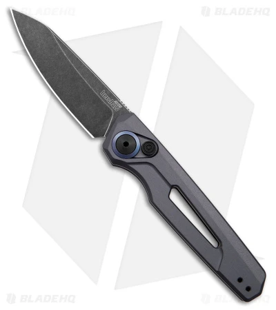 Kershaw Launch 11 Automatic Knife Gray Aluminum (2.75" Blackwash) 7550GRY 1 Kershaw Launch 11 Automatic Knife Gray Aluminum (2.75" Blackwash) 7550GRY