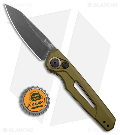 Kershaw Launch 11 Automatic Knife OD Green Aluminum (2.75" Blackwash) 7550OL 4 Kershaw Launch 11 Automatic Knife OD Green Aluminum (2.75" Blackwash) 7550OL - Image 4