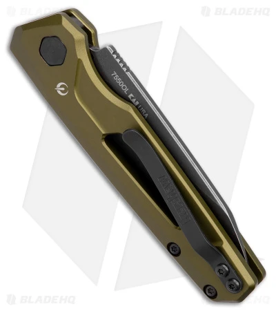 Kershaw Launch 11 Automatic Knife OD Green Aluminum (2.75" Blackwash) 7550OL 3 Kershaw Launch 11 Automatic Knife OD Green Aluminum (2.75" Blackwash) 7550OL - Image 3