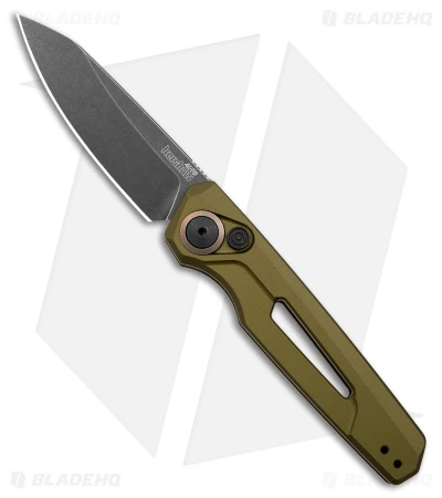 Kershaw Launch 11 Automatic Knife OD Green Aluminum (2.75" Blackwash) 7550OL 1 Kershaw Launch 11 Automatic Knife OD Green Aluminum (2.75" Blackwash) 7550OL