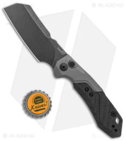 Kershaw Launch 14 Automatic Knife Cleaver Gray Al (3.4" Black SW) 7850 -Kershaw Kershaw Launch 14 Auto Cleaver BlackWash 7850 BHQ 139777 jr bottlecap