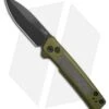 Kershaw Launch 22 Automatic Knife Green Aluminum/Micarta (3.5" Black SW) 7205