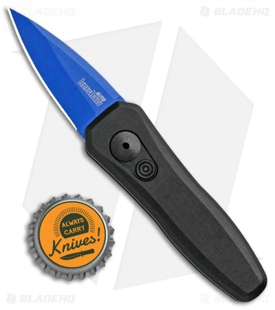 Kershaw Launch 4 CA Legal Automatic Knife Black (1.9" Blue) BHQ Exclusive 4 Kershaw Launch 4 CA Legal Automatic Knife Black (1.9" Blue) BHQ Exclusive - Image 4