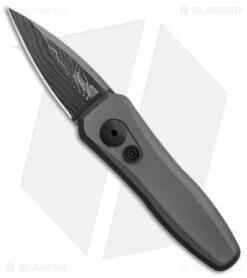 Kershaw 9 Kershaw Launch 4 CA Legal Automatic Knife Gray (1.9" Damascus) BHQ Exclusive