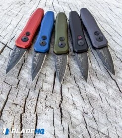 Kershaw Launch 4 CA Legal Automatic Knife Red (1.9" Damascus) -Kershaw Kershaw Launch 4 CA Legal Automatic Knife OD Green Damascus 7500OLDAM BHQ 91063 kp stump web 1