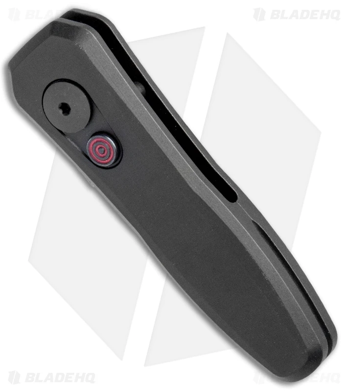 Kershaw Launch 4 CA Legal Automatic Knife Black Aluminum (1.9" Damascus) 2 Kershaw Launch 4 CA Legal Automatic Knife Black Aluminum (1.9" Damascus) - Image 2