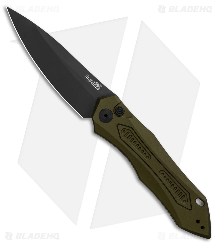 Kershaw Launch 6 Automatic Knife OD Green (3.75" Black) 7800OLBLK 1 Kershaw Launch 6 Automatic Knife OD Green (3.75" Black) 7800OLBLK