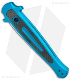 Kershaw -Kershaw Kershaw Launch 8 Stiletto Auto Teal CF SW KER7150TEALSW BHQ 105834 jr spine
