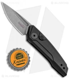 Kershaw Launch 9 Automatic Knife Black (1.8" Working Finish) 7250 -Kershaw Kershaw Launch 9 Auto Black Working Finish 7250 BHQ 94066 jr bottlecap