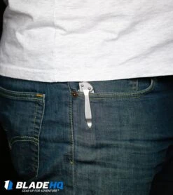 Kershaw Leek Assisted Opening Knife Gray Steel(3" Damascus) 1660DAM -Kershaw Kershaw Leek Assisted Opening Knife Bead Blast 1660 BHQ 0143 kp pocket web large 1