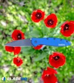 Kershaw Leek Assisted Opening Knife Blue (3" Black) 1660NBBLK 15 Kershaw Leek Assisted Opening Knife Blue (3" Black) 1660NBBLK -Kershaw Kershaw Leek Assisted Opening Knife Blue Black 1660NBBLK BHQ 77341 kp tulips web