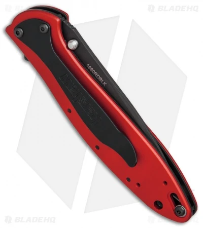 Kershaw Leek Assisted Opening Knife Red (3" Black) 1660RDBLK 2 Kershaw Leek Assisted Opening Knife Red (3" Black) 1660RDBLK - Image 2