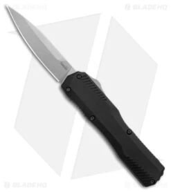Kershaw Livewire D/A OTF Automatic Knife Black Aluminum (3.4" SW 20CV) 9000