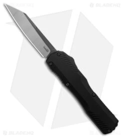 Kershaw Livewire Reverse Tanto OTF Automatic Knife Black (3.4" Black SW) 9000R