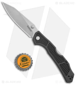 Kershaw Cargo Lockback Folding Knife Black GFN (3.25" Stonewash) 2033 7 Kershaw Cargo Lockback Folding Knife Black GFN (3.25" Stonewash) 2033 -Kershaw Kershaw Lock Back Black SW 8033 jr bottlecap