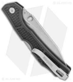 Kershaw Cargo Lockback Folding Knife Black GFN (3.25" Stonewash) 2033 6 Kershaw Cargo Lockback Folding Knife Black GFN (3.25" Stonewash) 2033 -Kershaw Kershaw Lock Back Black SW 8033 jr side
