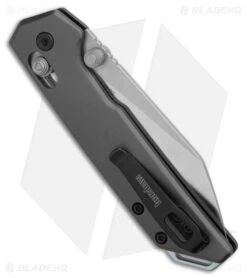 Kershaw Mini Iridium Reverse Tanto DuraLock Knife Gray Aluminum (3" SW) 2051R -Kershaw Kershaw Mini Iridium Reverse Tanto DuraLock Knife Gray Aluminum SW 2051R BHQ 209737 kr side large