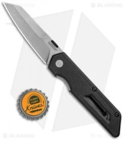 Kershaw Mixtape Liner Lock Knife Black GFN (3.1" Stonewash) 2050 -Kershaw Kershaw Mixtape LL Black GFN SW 2050 BHQ 94088 jr bottlecap