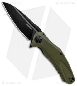 Kershaw Natrix XL Sub-Frame Lock Knife OD Green G-10 (3.75" Black) 7008OLBLK