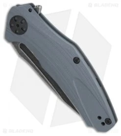 Kershaw Natrix A/O Knife Gray G-10 (3.25" BlackWash) 7007GRYBW 6 Kershaw Natrix A/O Knife Gray G-10 (3.25" BlackWash) 7007GRYBW -Kershaw Kershaw Natrix AO Gray G10 Blackwash BHQ 82057 er spine